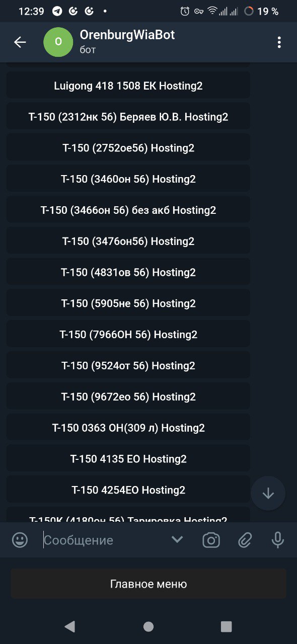 Telegram Bot Тех 3